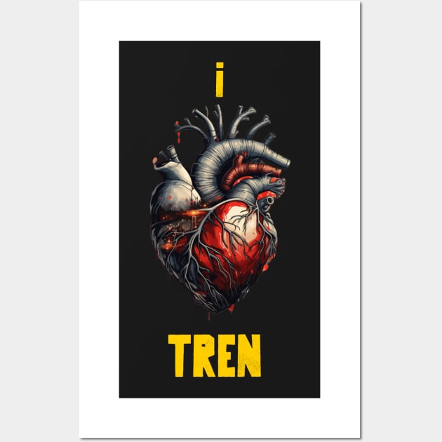 I heart tren Wall Art by Popstarbowser